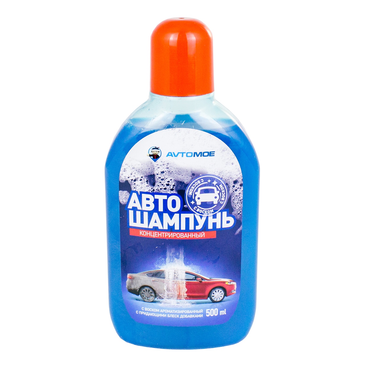 Автошампунь с воском 500 мл AMAC0062 AVTOMOE