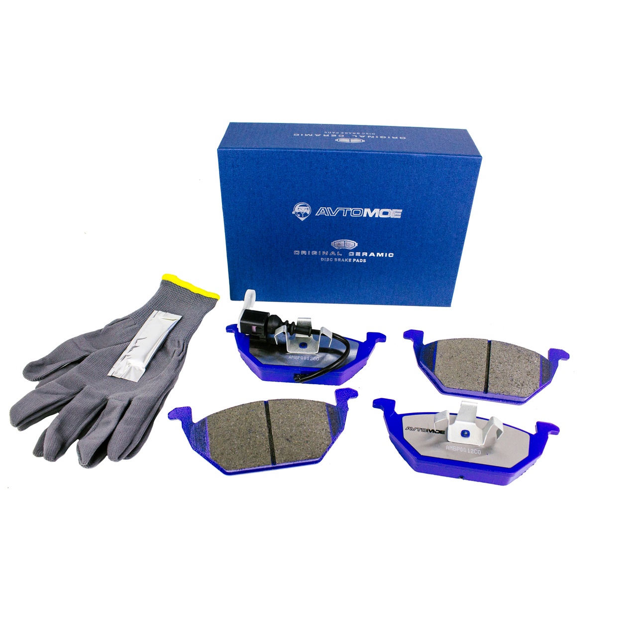 Колодки тормозные передние AMBP0012CO AVTOMOE
