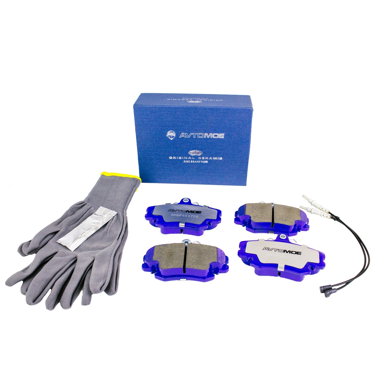 Колодки тормозные передние AMBP0017CO AVTOMOE
