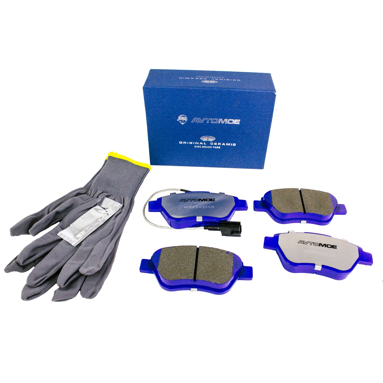Колодки тормозные передние AMBP0020CO AVTOMOE