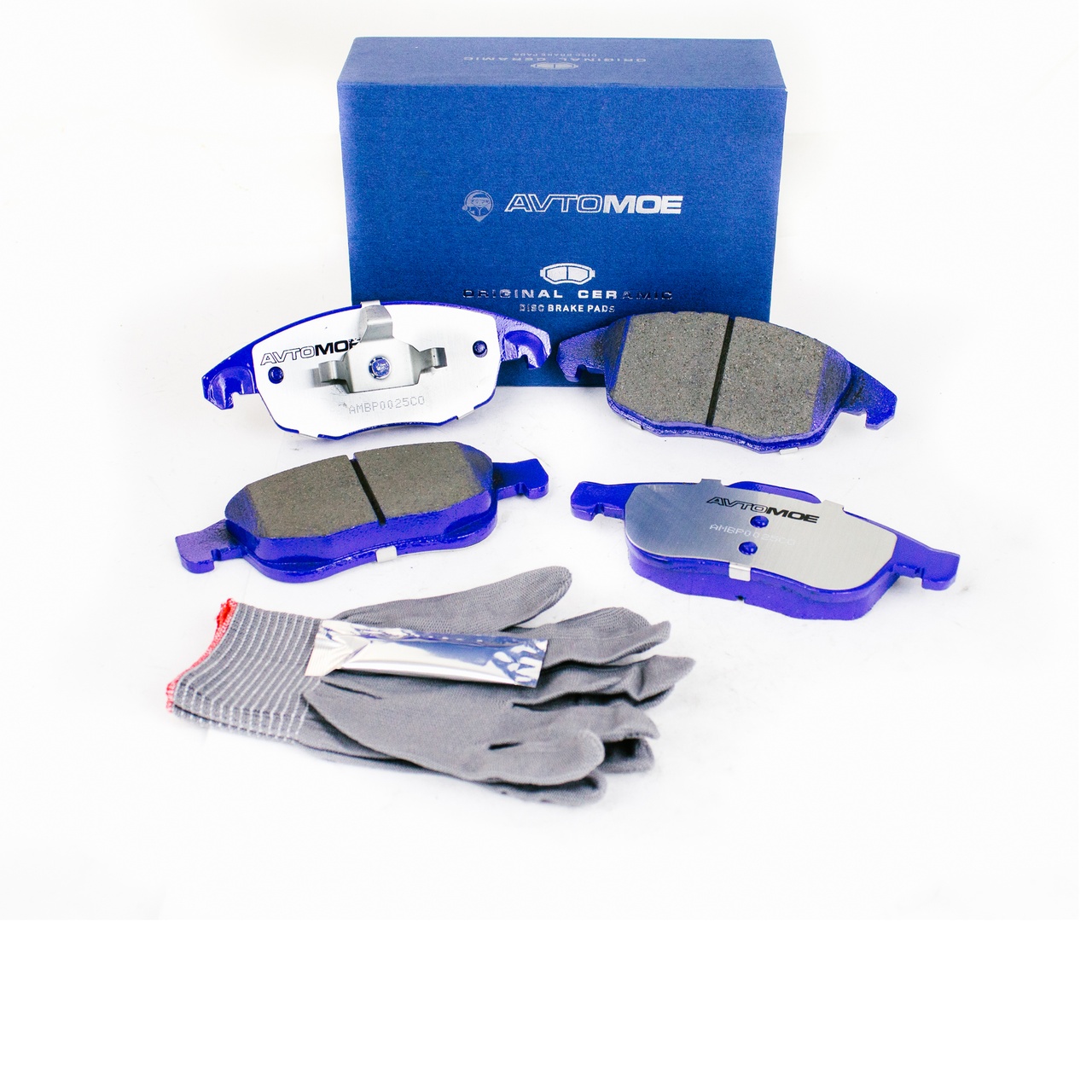 Колодки тормозные передние AMBP0025CO AVTOMOE