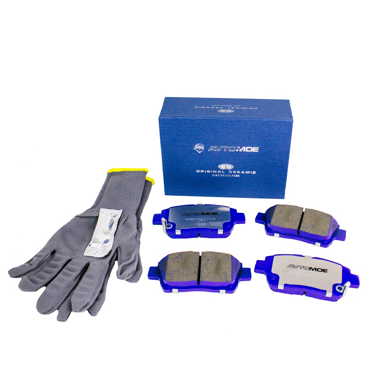 Колодки тормозные передние AMBP0097CO AVTOMOE