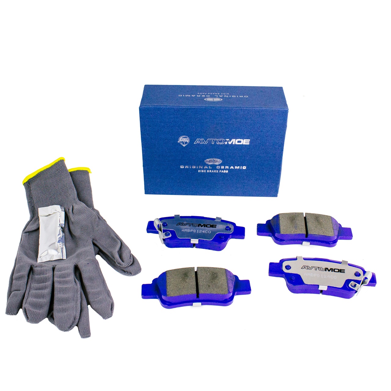 Колодки тормозные задние AMBP0124CO AVTOMOE