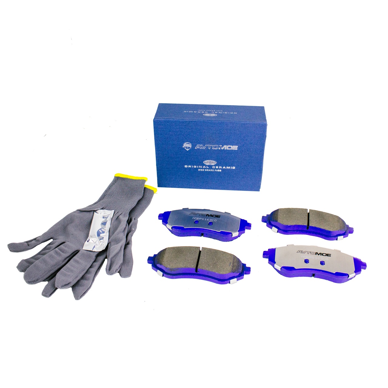 Колодки тормозные передние AMBP0163CO AVTOMOE