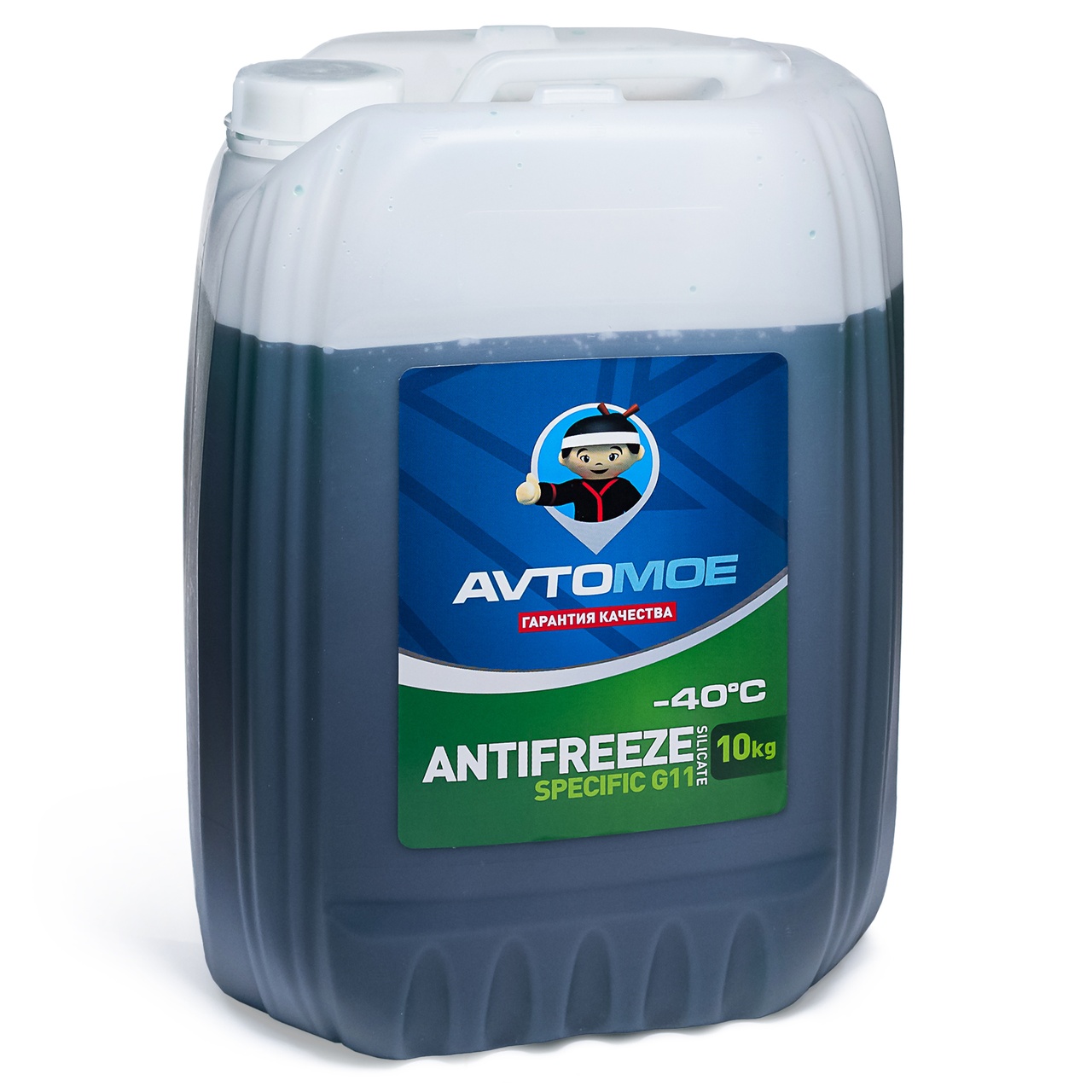 Антифриз AVTOMOE зелёный 10кг AMCL0015 AVTOMOE